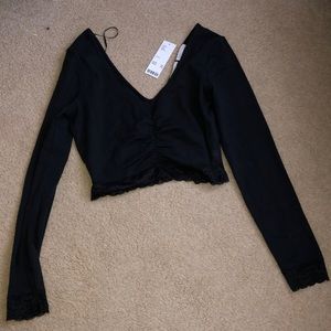 Black Longsleeve Top